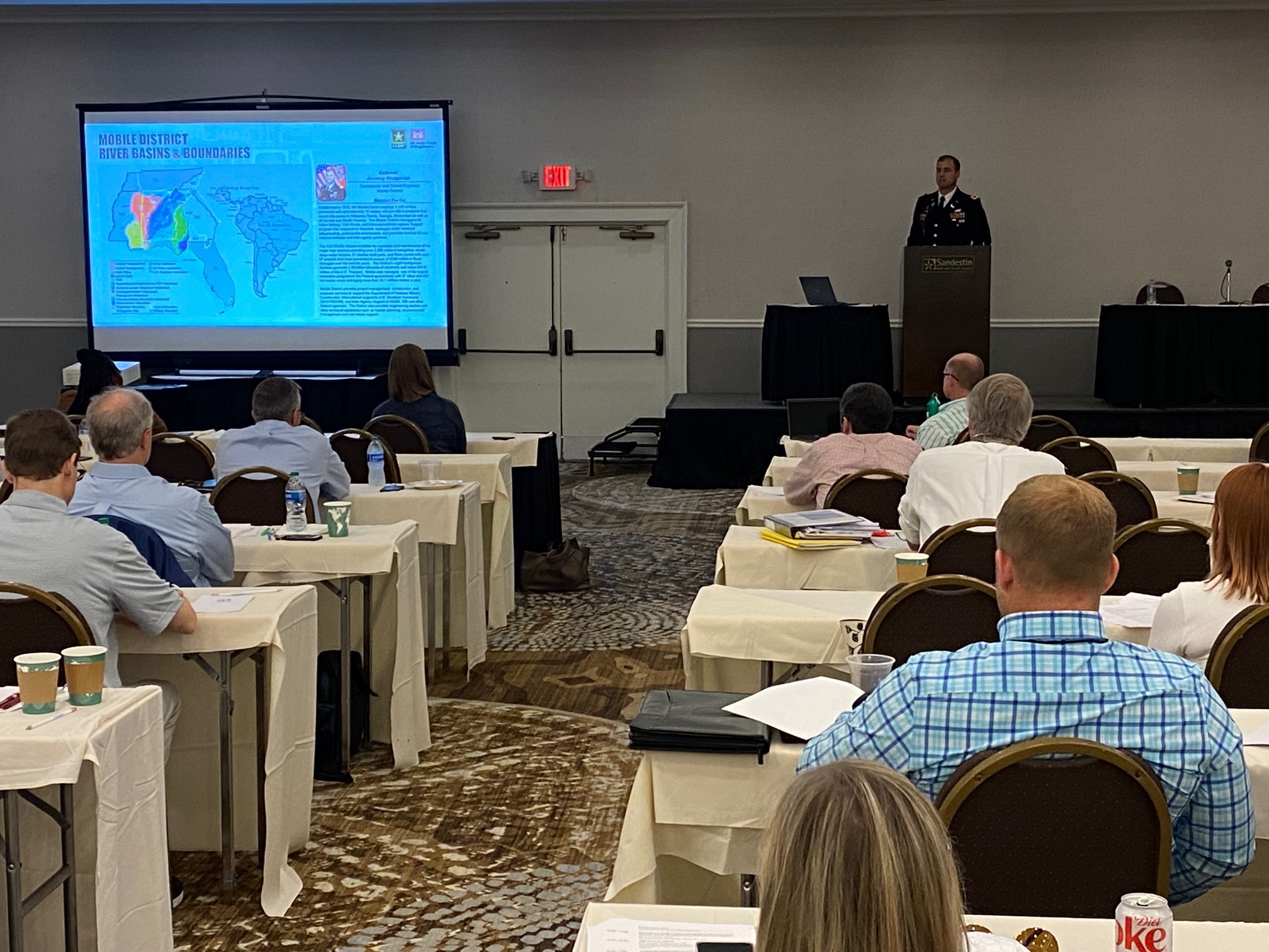 Keynote Speaker Colonel Jeremy J. Chapman, P.E. of USACE, Mobile